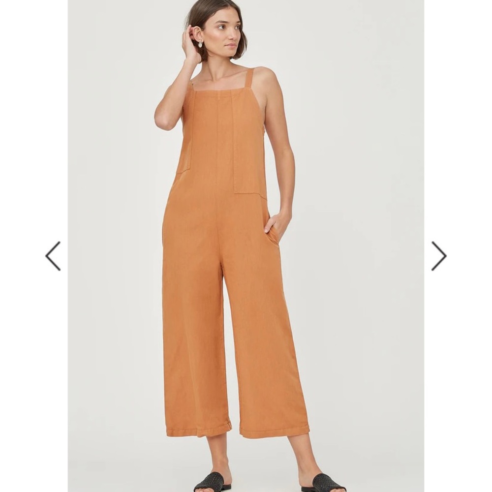 Lacausa Brooks Jumpsuit in Almond size M NWT